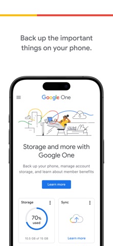 Google One App Store screenshot