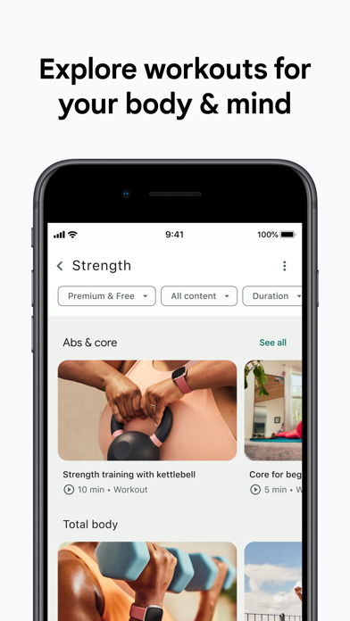 Google Health (Fitbit) App Store screenshot