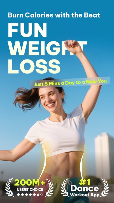 Dancefitme: Fun weight loss App Store screenshot