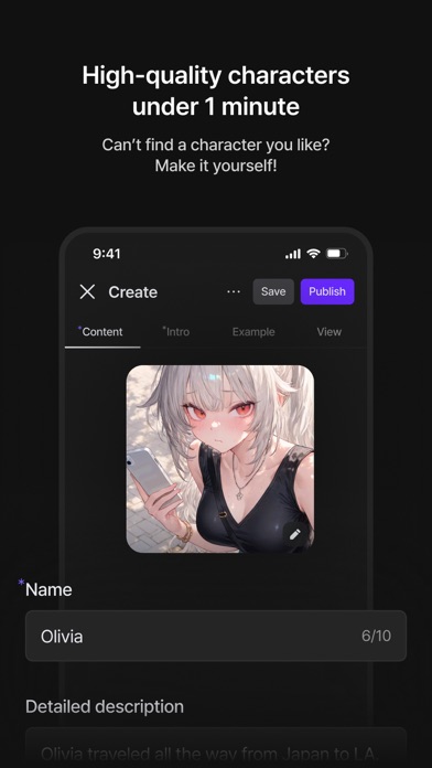 zeta: AI Chat, Story, Play App Store screenshot