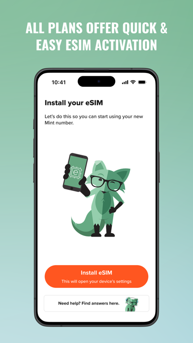Mint Mobile App Store screenshot