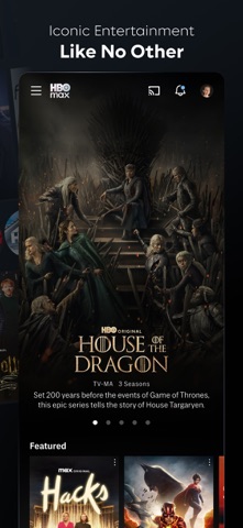 HBO Max: Stream Movies & TV App Store screenshot