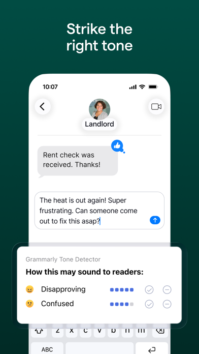 Grammarly: AI Keyboard & Voice App Store screenshot