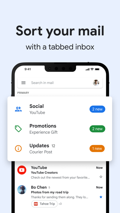 Gmail - Email by Google App Store screenshot