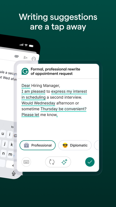 Grammarly: AI Keyboard & Voice App Store screenshot
