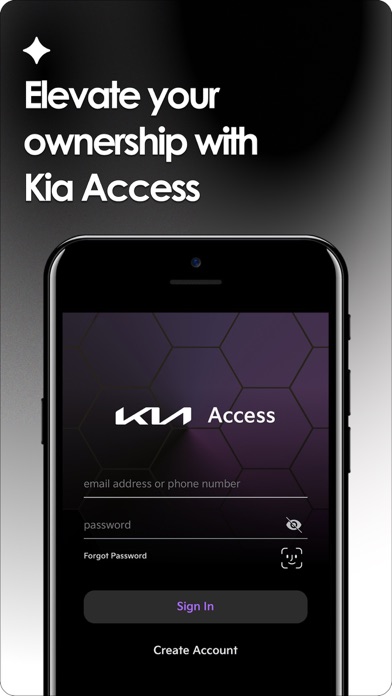 Kia Access App Store screenshot