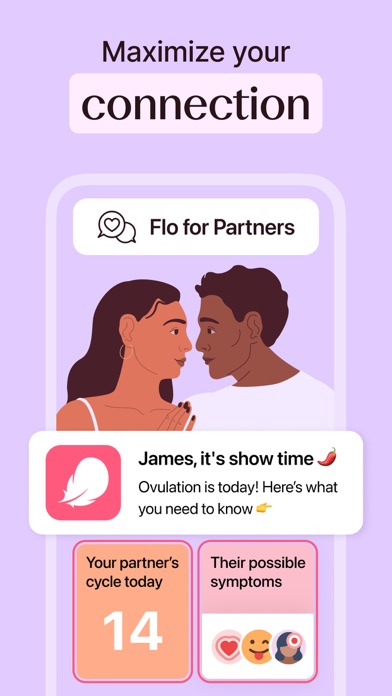 Flo Cycle & Period Tracker App Store screenshot