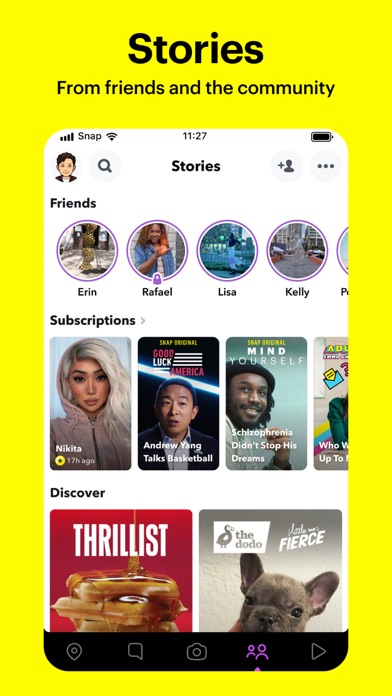 Snapchat App Store screenshot