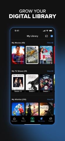 Fandango - Movies & Series App Store screenshot