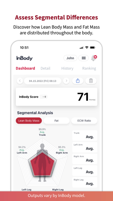 InBody App Store screenshot