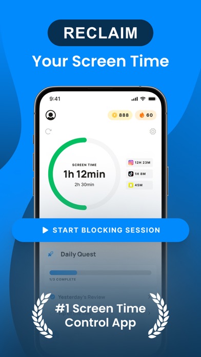 BePresent: Screen Time Control App Store screenshot