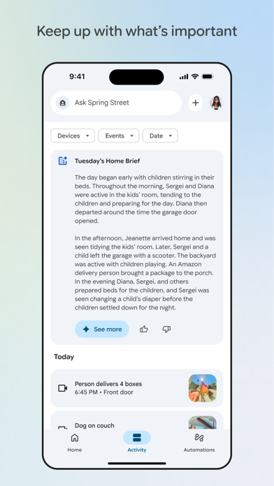 Google Home App Store screenshot