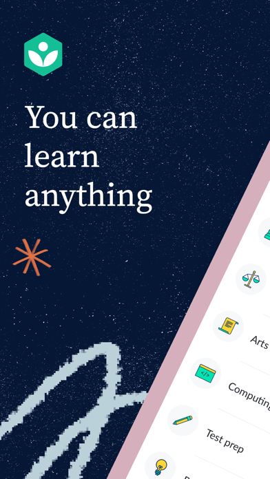 Khan Academy App Store screenshot