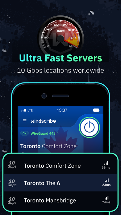 VPN Windscribe: Fast & Secure App Store screenshot