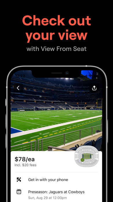 SeatGeek - Buy Event Tickets App Store screenshot