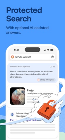 DuckDuckGo, optional Duck.ai App Store screenshot