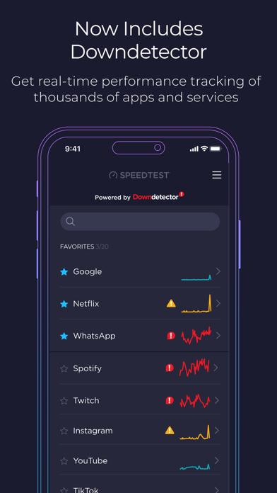 Speedtest by Ookla App Store screenshot
