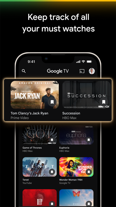 Google TV: Watch Movies & TV App Store screenshot