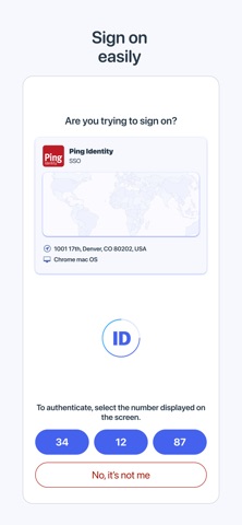 PingID App Store screenshot