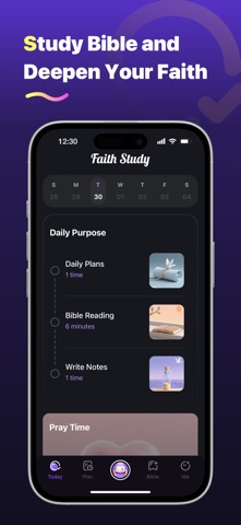 FaithStudy – Bible Study Guide App Store screenshot