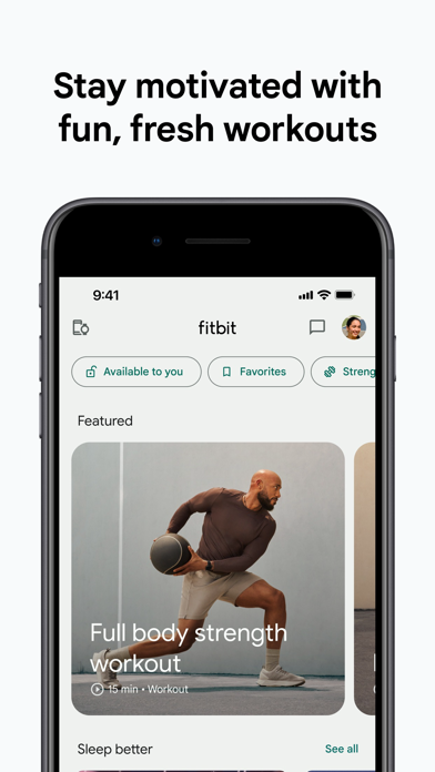 Google Health (Fitbit) App Store screenshot