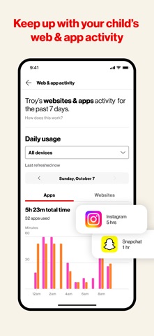 Verizon Family App Store screenshot