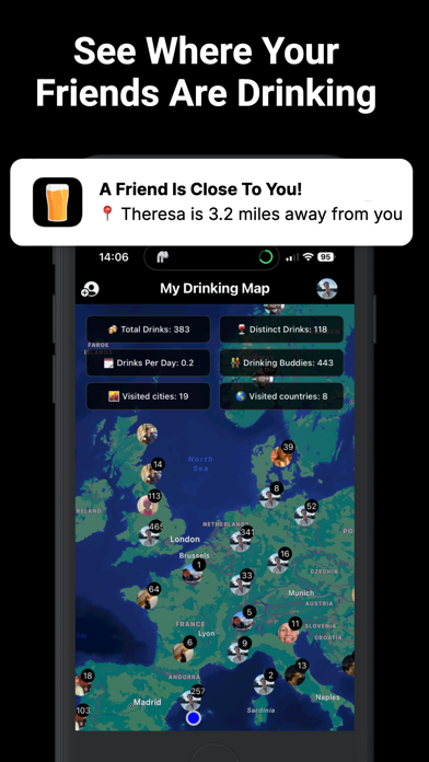 Beer Buddy - Friends Alerts App Store screenshot