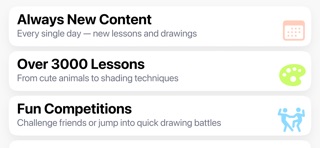 ArtWorkout: Learn How to Draw App Store screenshot