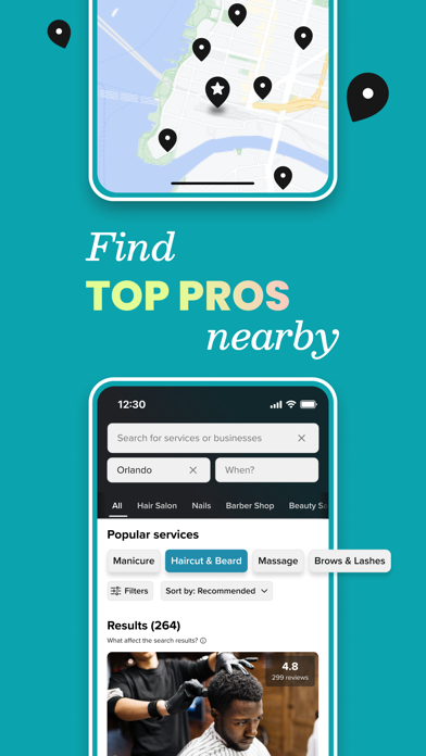 Booksy for Customers App Store screenshot