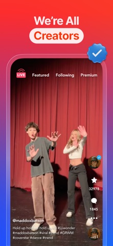 Coverstar - Positive Social App Store screenshot