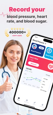 Blood Pressure Health Planner App Store screenshot