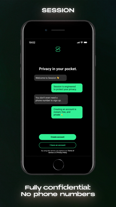 Session - Private Messenger App Store screenshot