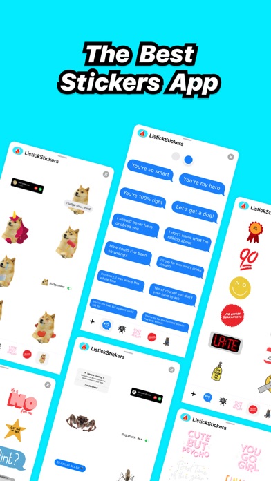 Litstick - Best Stickers App App Store screenshot
