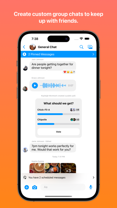 Flare - For Groups App Store screenshot