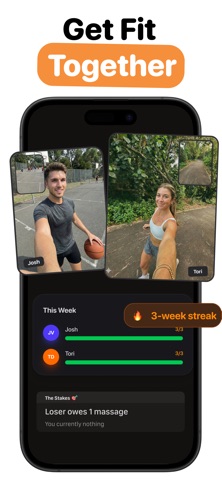 Sweatmates: Partner Fitness App Store screenshot