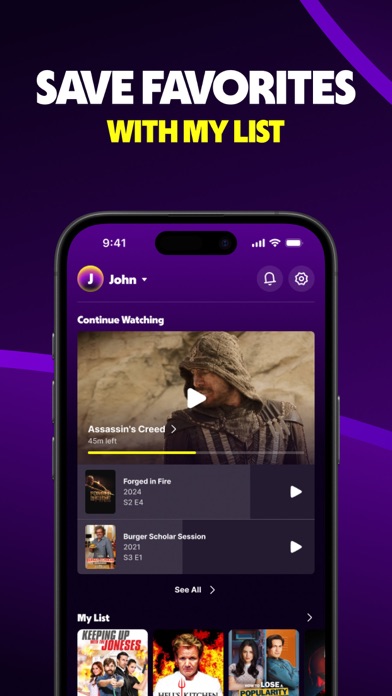 Tubi: Movies & Live TV App Store screenshot