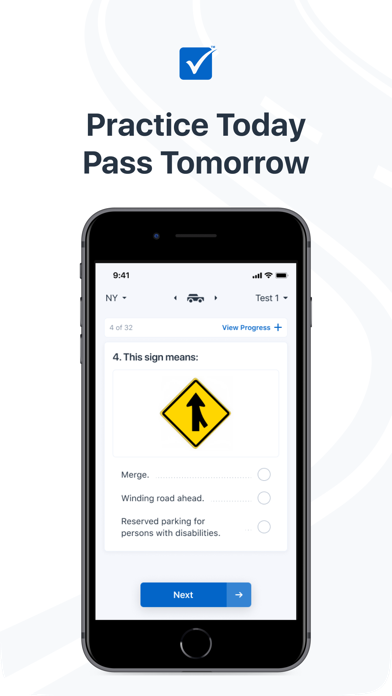DMV WRITTEN TEST App Store screenshot
