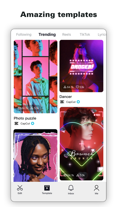 CapCut: Photo & Video Editor App Store screenshot