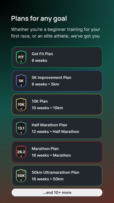 Runna: Running Plans & Coach App Store screenshot