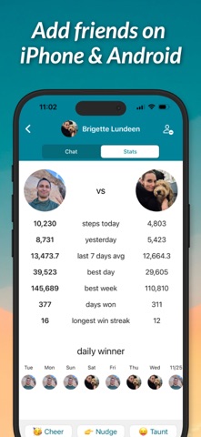 StepUp Pedometer Step Counter App Store screenshot