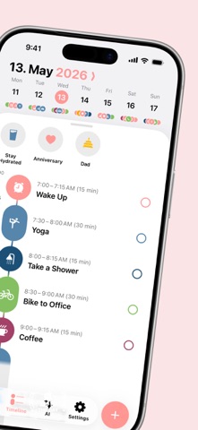 Structured: Daily Planner Todo App Store screenshot