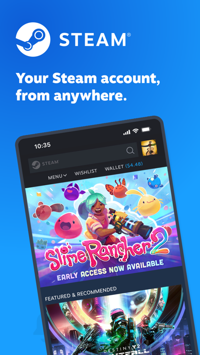 Steam Mobile App Store screenshot