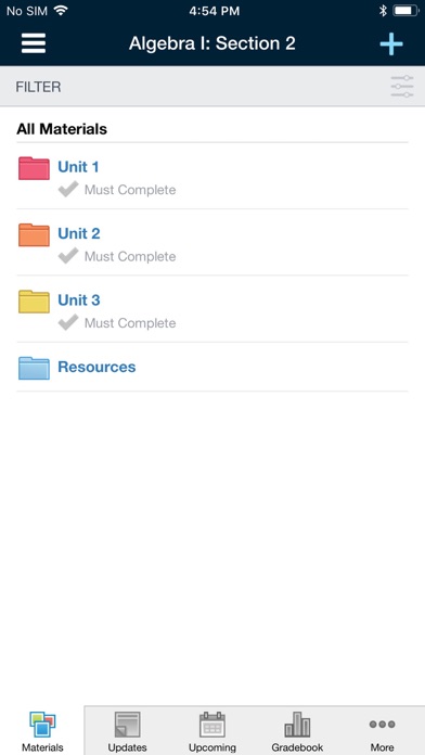 Schoology App Store screenshot