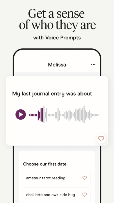 Hinge Dating App: Match & Date App Store screenshot