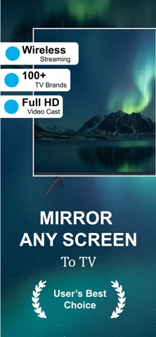 Screen Mirroring + Cast To TV App Store screenshot