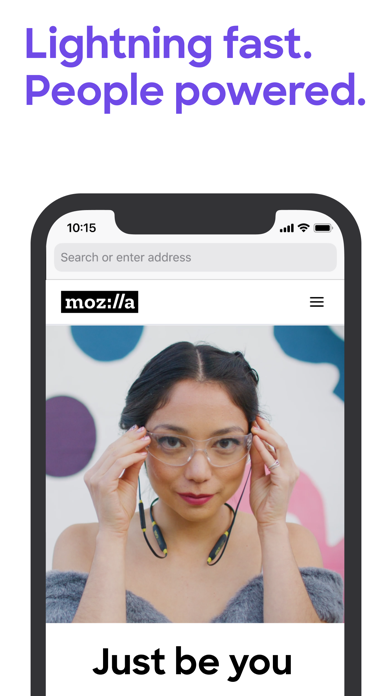 Firefox Fast & Private Browser App Store screenshot