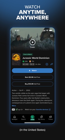 Fandango - Movies & Series App Store screenshot