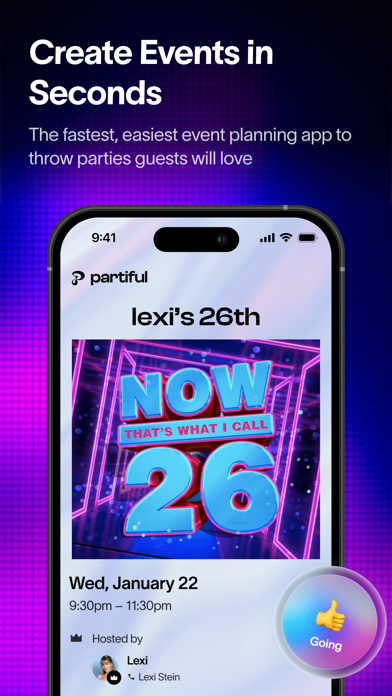 Partiful: Party Invite Maker App Store screenshot