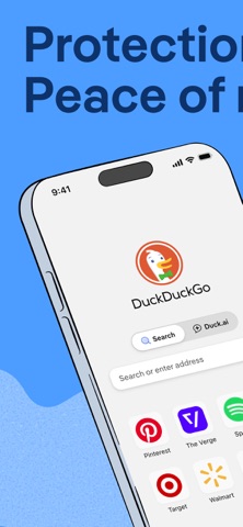 DuckDuckGo, optional Duck.ai App Store screenshot