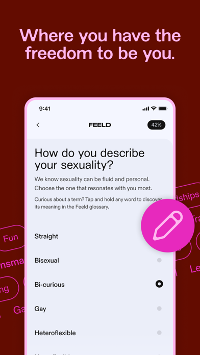 Feeld: Dating for the Curious App Store screenshot